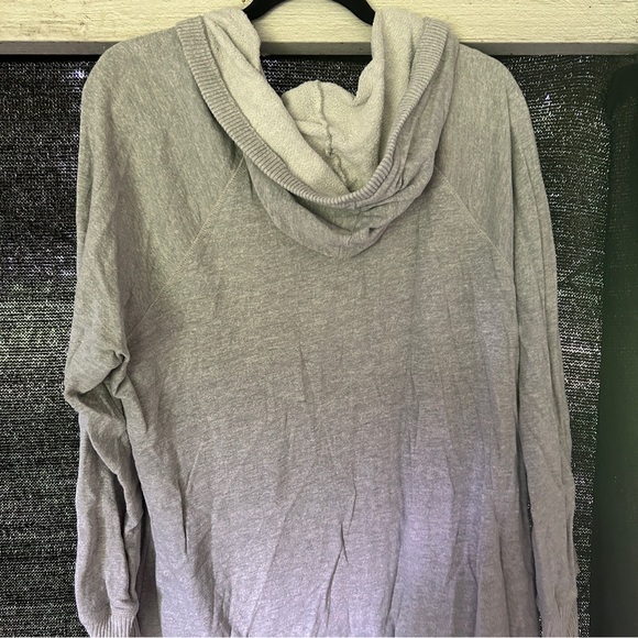 Caslon 3X Long Gray Pullover Hoodie - Picture 3 of 4